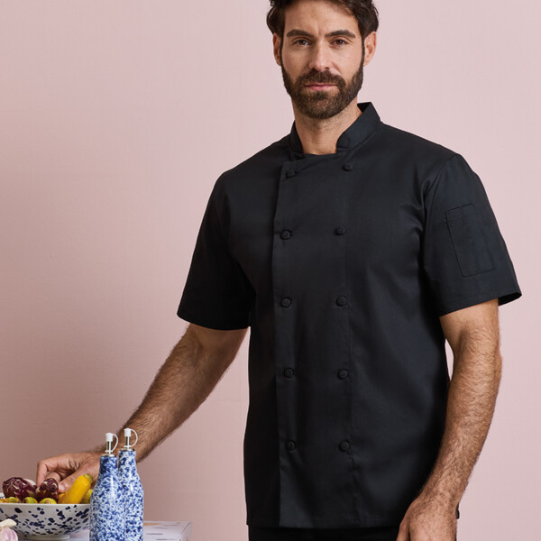 Premier Coolchecker® Short Sleeve Chef's Jacket Thumbnail