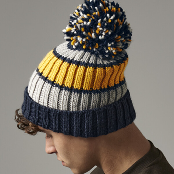 Beechfield Hygge Striped Beanie Thumbnail