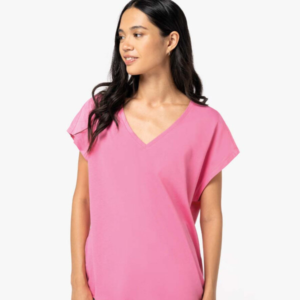 Native Spirit Ladies Oversized V Neck T-Shirt Thumbnail