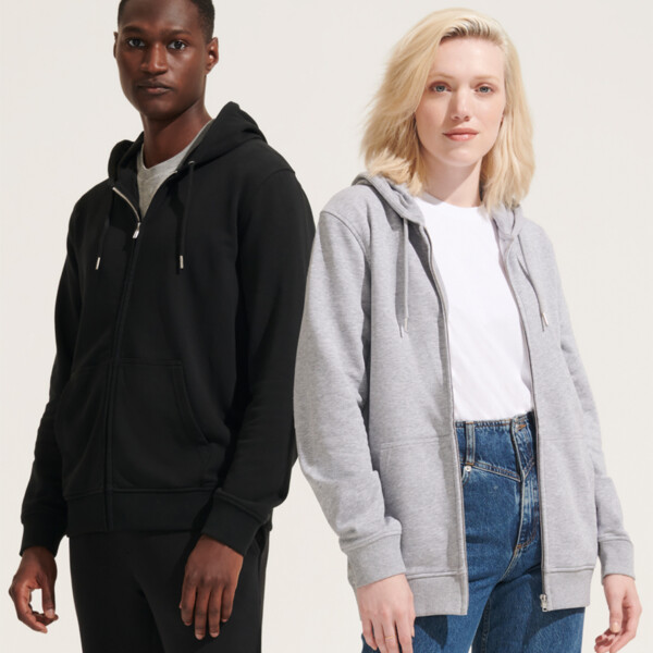 SOL'S Unisex Calipso Eco Friendly Full Zip Hoodie Thumbnail