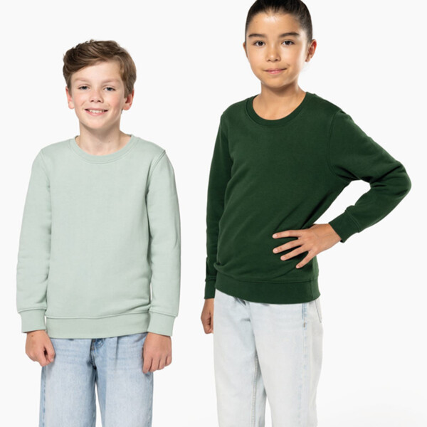 Kariban Kids Crew Neck Sweatshirt Thumbnail