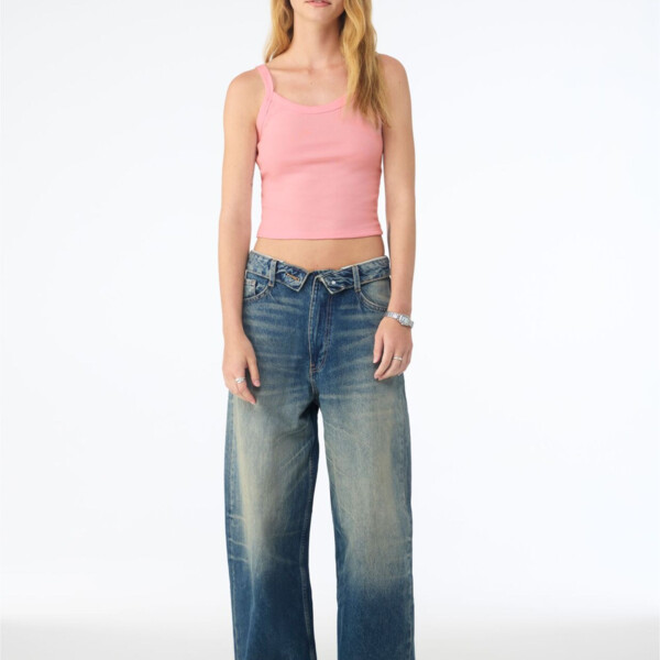 Women's Micro Rib Strap Tank Thumbnail