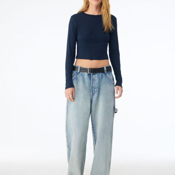 Women's Micro Rib Long Sleeve Tee Thumbnail