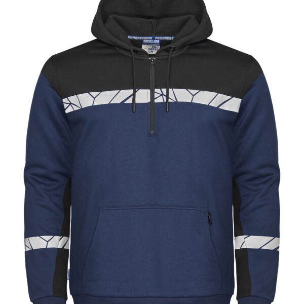 7104 HOODJACKET 1/2 ZIP7104 HOODJACKET 1/2 ZIP 9910-VIZ Thumbnail