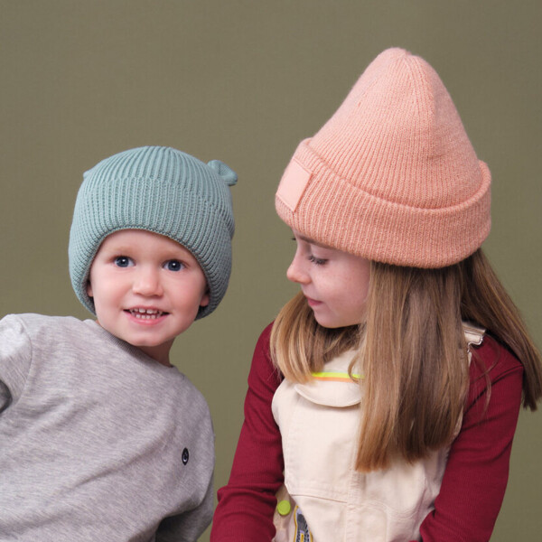 Organic baby bear beanie Thumbnail