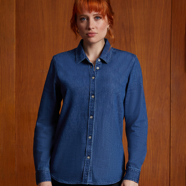 NEOBLU Ladies Bennett Denim Shirt Thumbnail