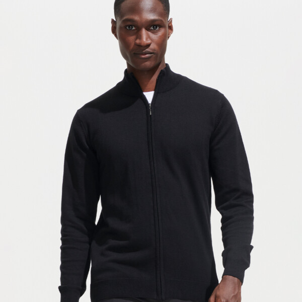 SOL'S Gordon Full Zip Cotton Acrylic Cardigan Thumbnail