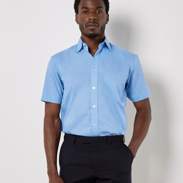 Kustom Kit Short Sleeve Classic Fit Business Shirt Thumbnail