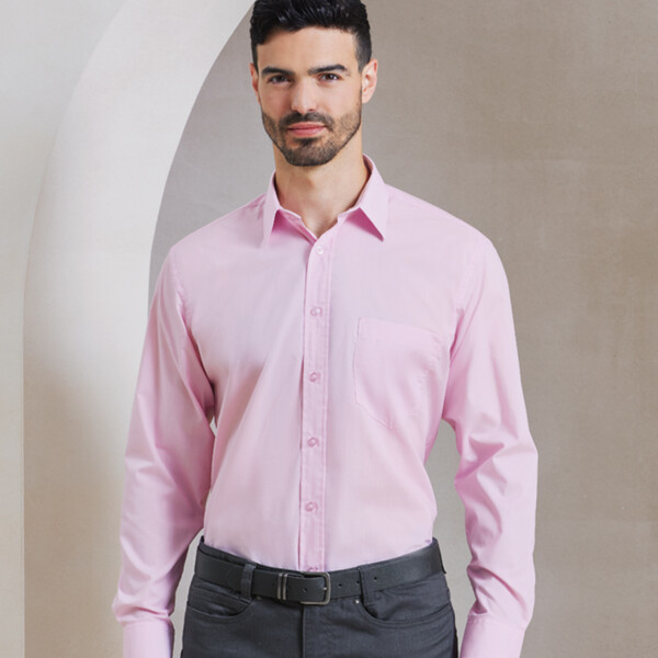 Premier Long Sleeve Poplin Shirt Thumbnail