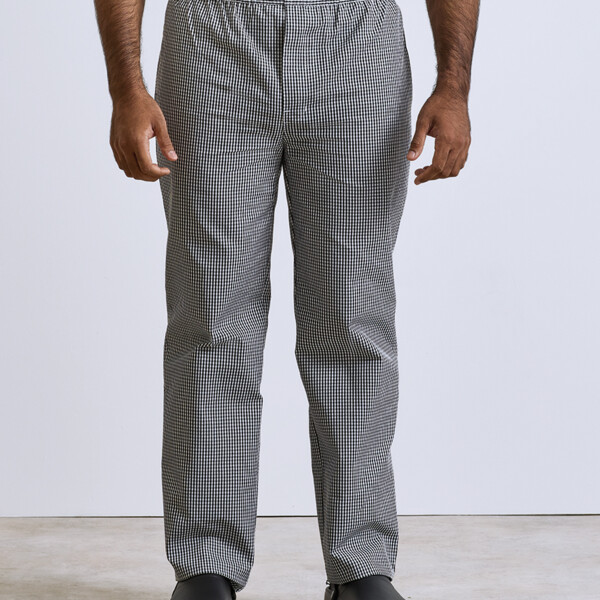Premier Pull On Chef's Check Trousers Thumbnail