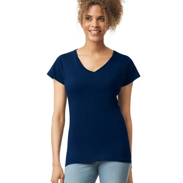 Gildan Ladies SoftStyle® V Neck T-Shirt Thumbnail