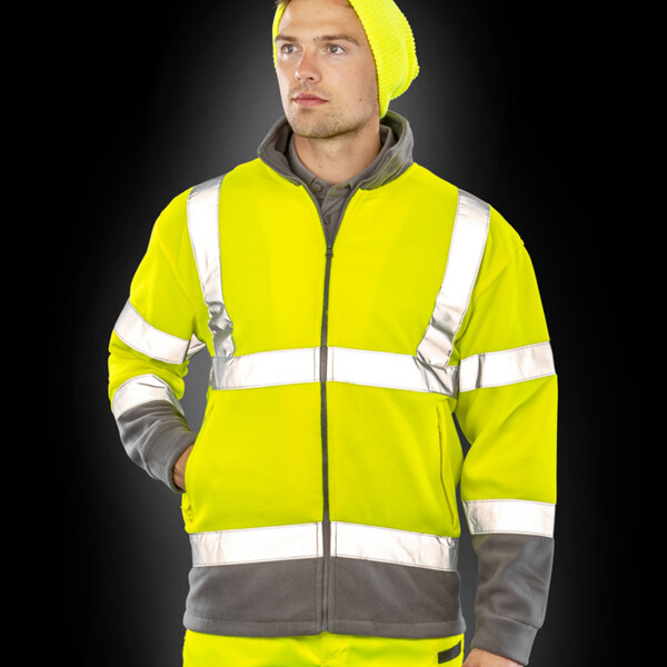 Result Safe-Guard Hi-Vis Micro Fleece Jacket Thumbnail