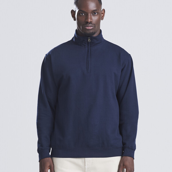 AWDis Sophomore Zip Neck Sweatshirt Thumbnail
